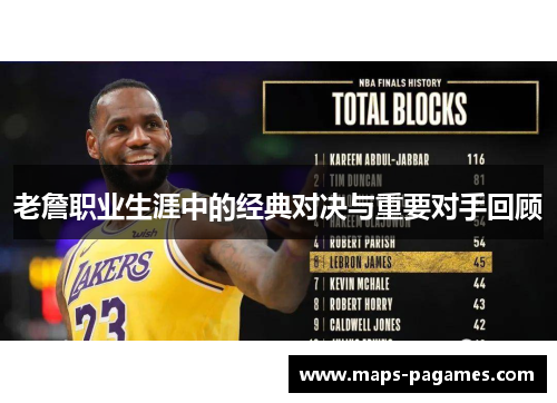 老詹职业生涯中的经典对决与重要对手回顾 老詹职业生涯中的经典对决与重要对手回顾